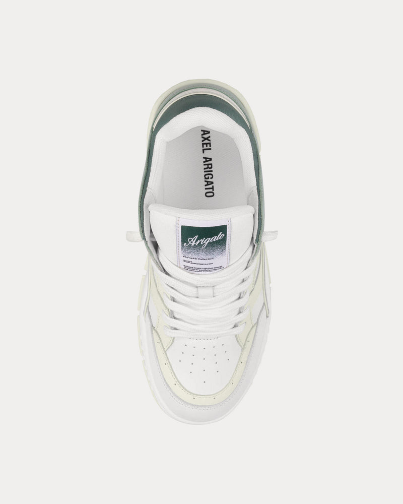 Axel Arigato Women's Area Lo Off White / Green Low Top Sneakers