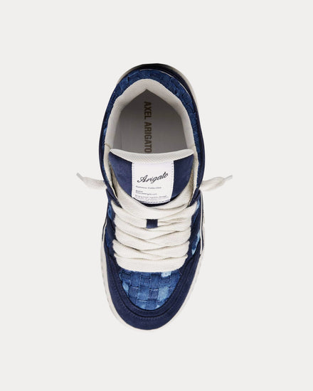 Axel Arigato Area Lo Woven Dark Blue / Blue Low Top Sneakers - 2