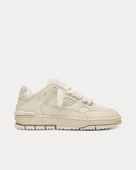 Axel Arigato Area Lo Woven Off White / Beige Low Top Sneakers - 1