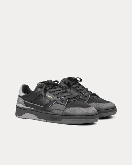 Axel Arigato Clay Leather Black / Grey Low Top Sneakers - 2
