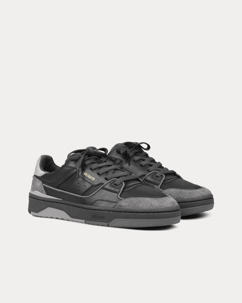 Axel Arigato Clay Leather Black / Grey Low Top Sneakers - 2