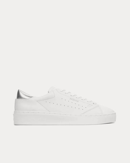 Axel Arigato Court Leather Off White / Silver Low Top Sneakers - 1