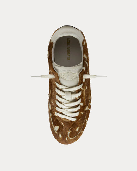 Axel Arigato Daze Runner Hair On Leather Brown / Off White Low Top Sneakers - 2