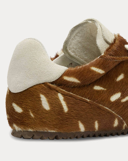 Axel Arigato Daze Runner Hair On Leather Brown / Off White Low Top Sneakers - 5