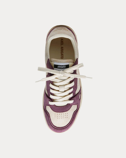 Axel Arigato Dice Lo Light Beige / Dark Burgundy Low Top Sneakers - 2