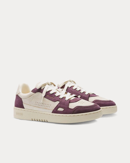 Axel Arigato Dice Lo Light Beige / Dark Burgundy Low Top Sneakers - 3