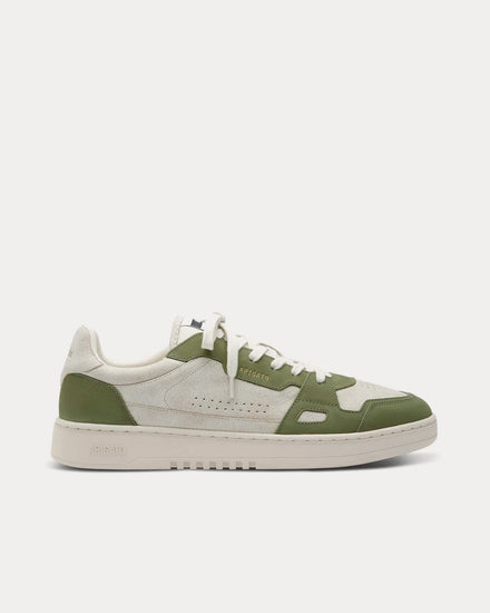 Axel Arigato Dice Lo Light Beige / Dark Green Low Top Sneakers - 1