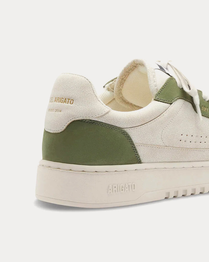 Axel Arigato Men's Dice Lo Light Beige / Dark Green Low Top