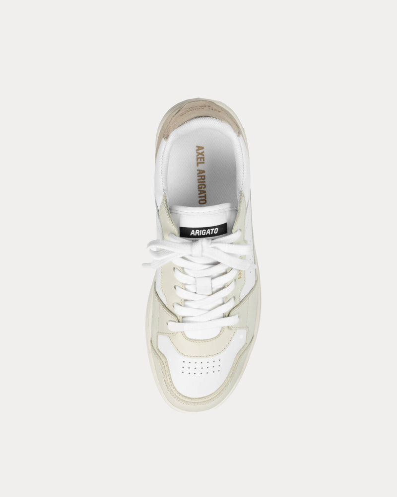 Axel Arigato Dice Lo White / Gold Low Top Sneakers - 2