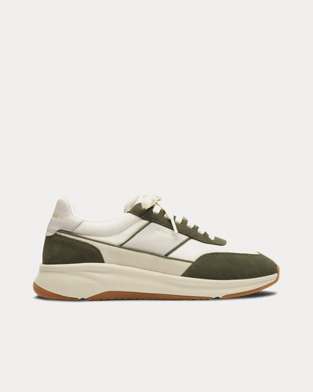Axel Arigato Genesis Neo Light Beige / Dark Green Low Top Sneakers - 1