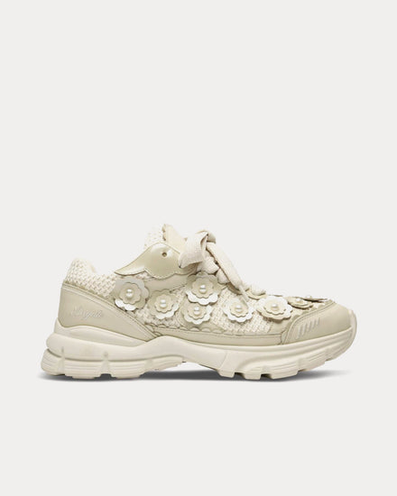 Axel Arigato Marathon FLWR Runner Off White / Off White Low Top Sneakers - 1