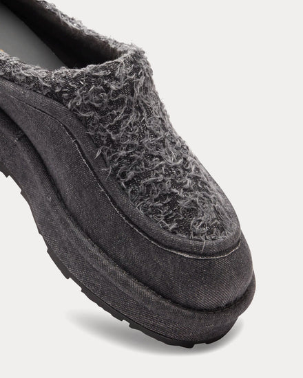 Axel Arigato Pillow Mule Denim Black / Black Slip Ons - 4