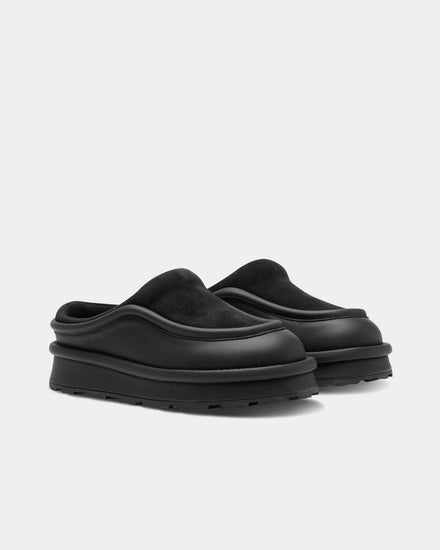 Axel Arigato Pillow Mule Suede Black / Black Slip Ons - 2