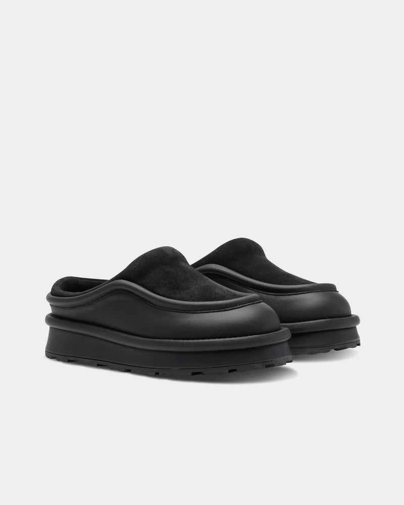 Axel Arigato Pillow Mule Suede Black / Black Slip Ons - 2