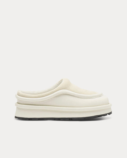 Axel Arigato Pillow Mule Suede Off White / Off White Slip Ons - 1
