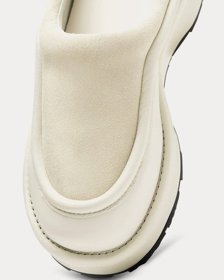 Axel Arigato Pillow Mule Suede Off White / Off White Slip Ons - 4