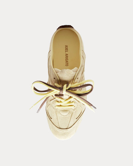 Axel Arigato Slow Mule Light Yellow / Dark Brown Slip On Sneakers - 2