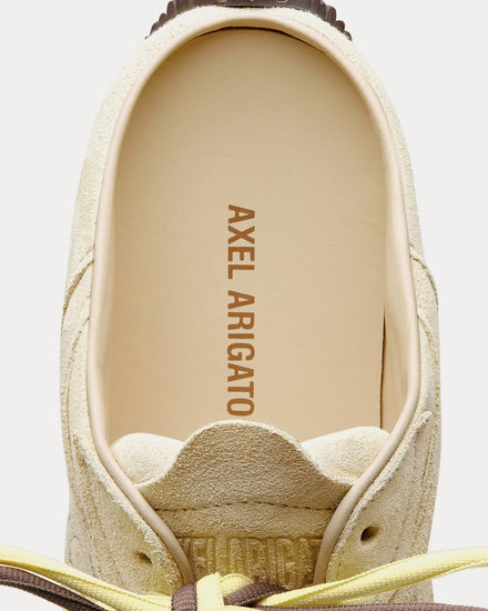 Axel Arigato Slow Mule Light Yellow / Dark Brown Slip On Sneakers - 6