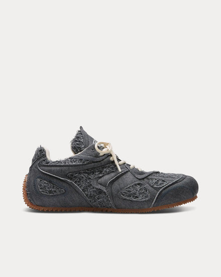 Axel Arigato Slow Runner Denim Off Black / Off Black Low Top Sneakers - 1
