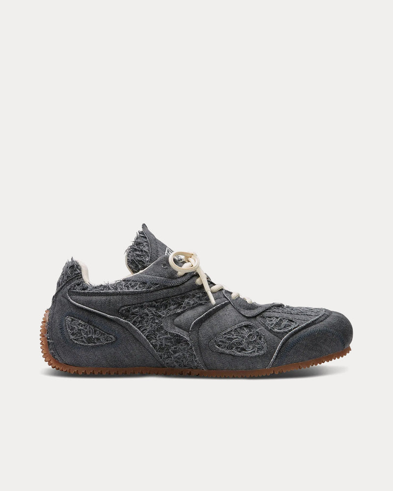 Axel Arigato Slow Runner Denim Off Black / Off Black Low Top Sneakers - 1