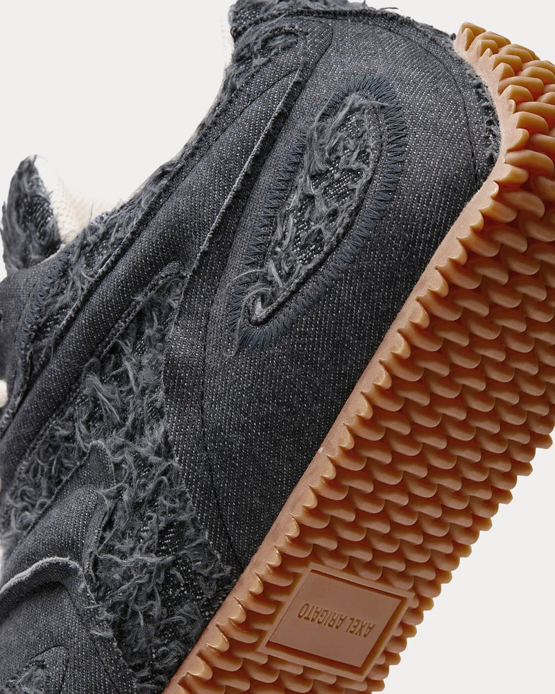 Axel Arigato Slow Runner Denim Off Black / Off Black Low Top Sneakers - 5