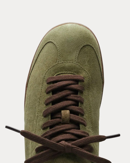 Axel Arigato Zane Dark Green / Dark Brown Low Top Sneakers - 6