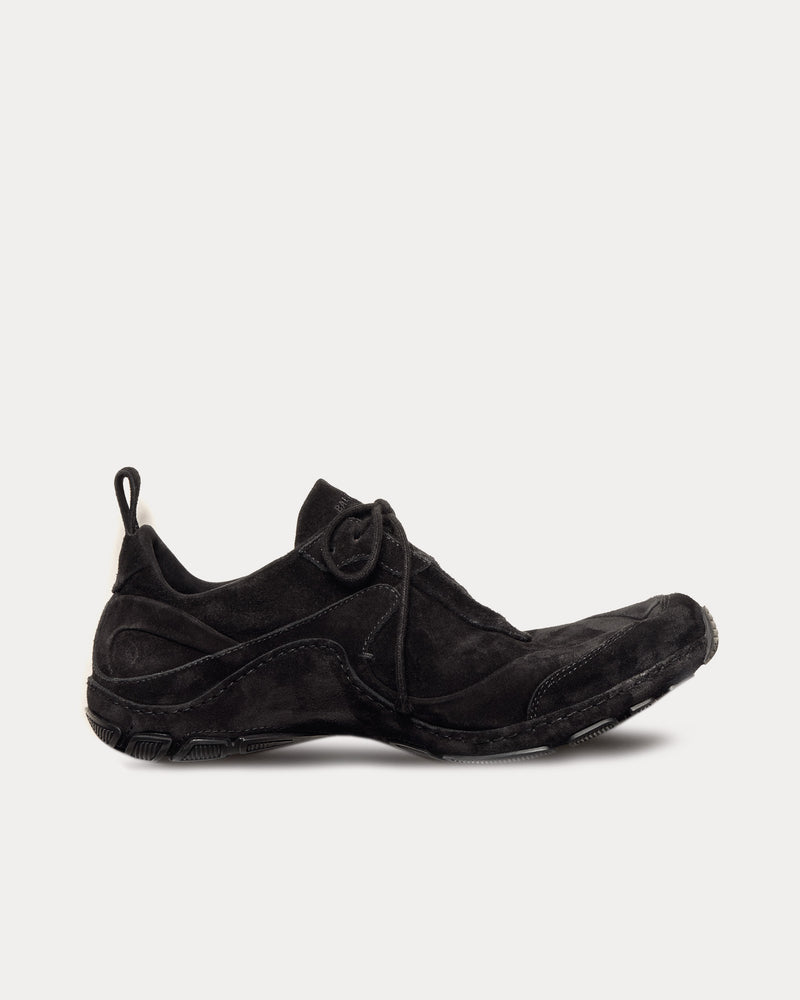 Balenciaga Standard Suede Black Low Top Sneakers - 1