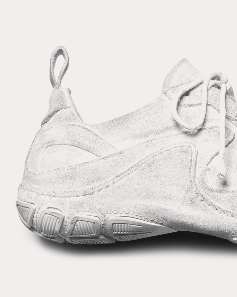 Balenciaga Standard Suede White Low Top Sneakers - 3