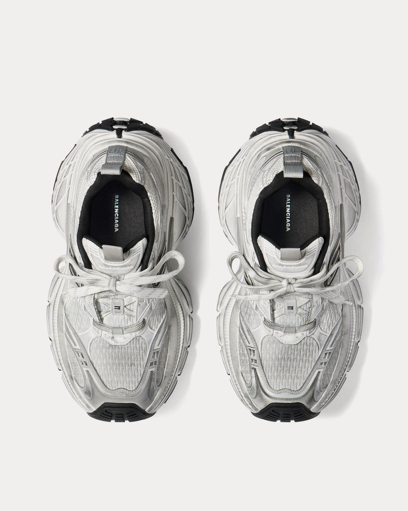 Balenciaga 10XL Mesh, TPU & Rubber White / Black / Grey Low Top ...