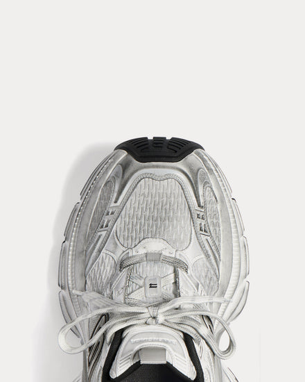 Balenciaga 10XL Mesh, TPU & Rubber White / Black / Grey Low Top Sneakers - 5