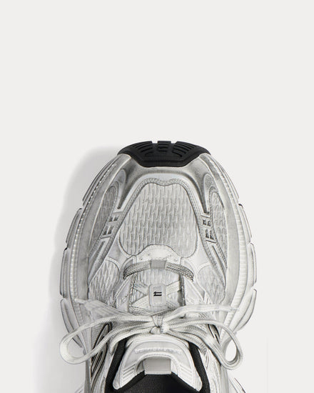 Balenciaga 10XL Mesh, TPU & Rubber White / Black / Grey Low Top Sneakers - 5