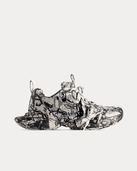 Balenciaga Men's 3XL Extreme Graffiti Mesh & Polyurethane White