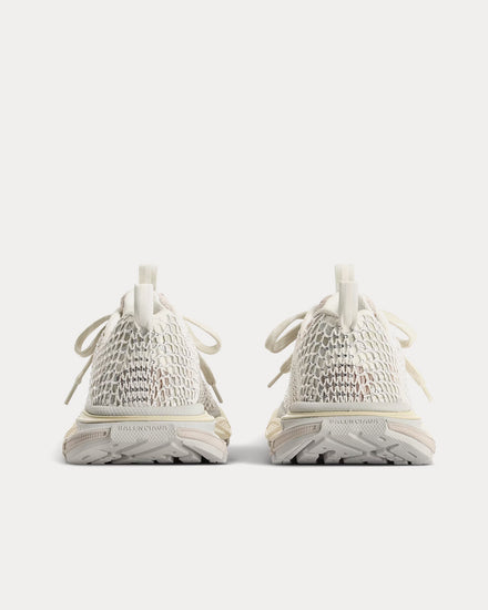 Balenciaga Men's 3XL Fishnet Sneaker - White - Low-top Sneakers