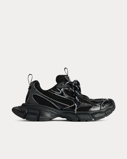 Balenciaga 3XL Rivets Black Low Top Sneakers - 1