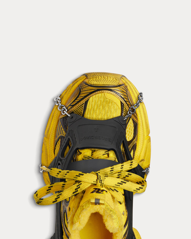 Balenciaga Men's 3XL Ski Mesh & Polyurethane Yellow / Black Low