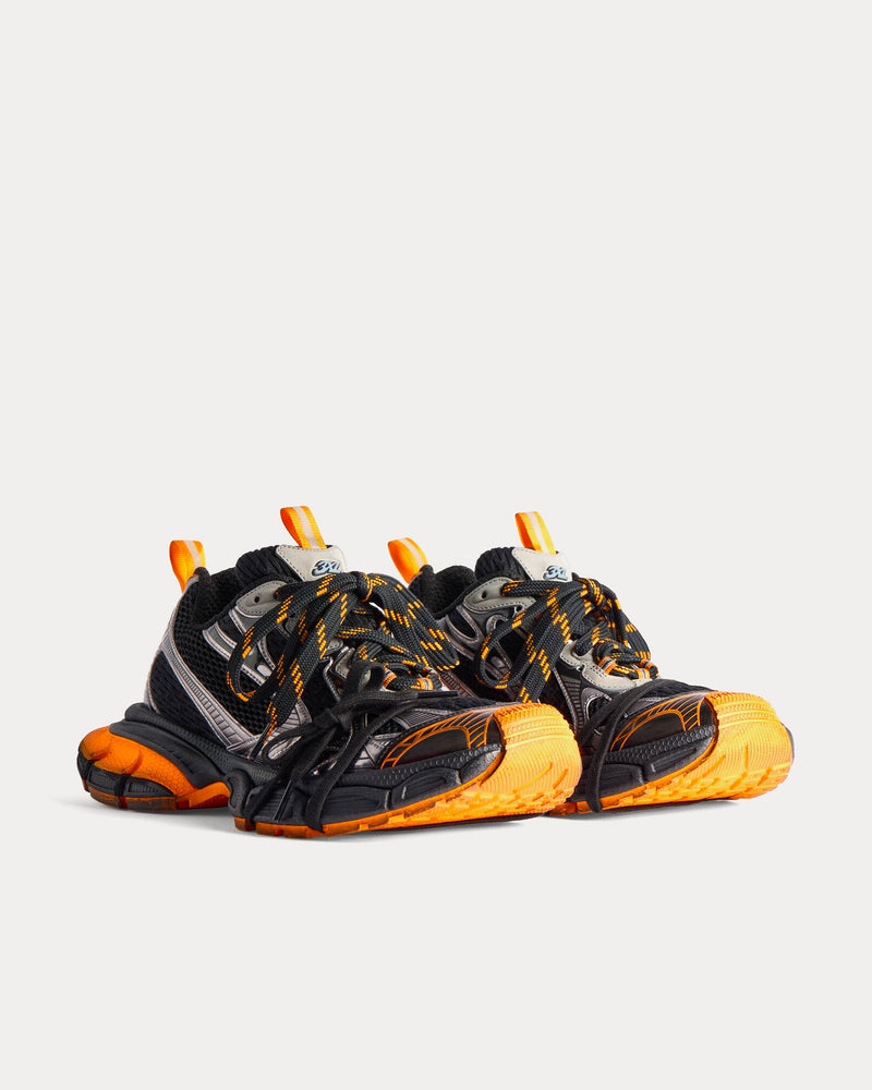 Balenciaga Men's 3XL Mesh & Polyurethane Black / Orange