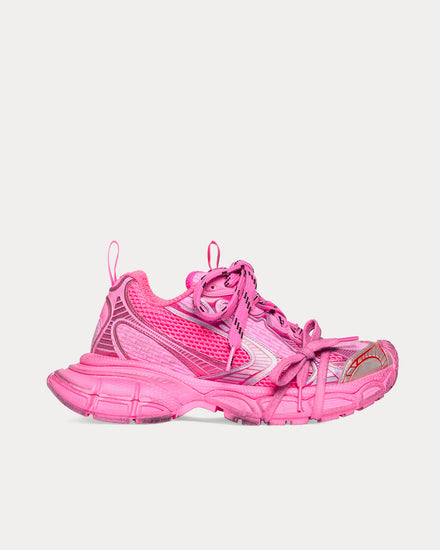 Balenciaga Women's 3XL Mesh & Polyurethane Pink Low Top Sneakers