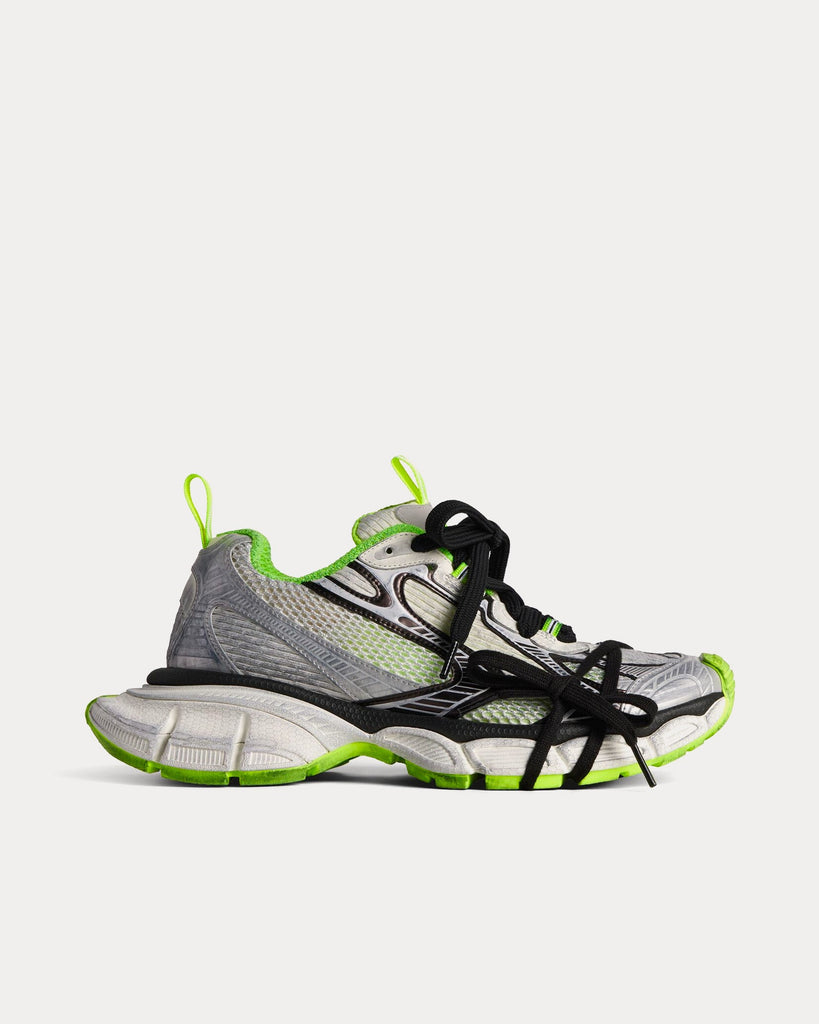 Balenciaga 3XL Mesh Polyurethane White Black Neon Yellow Low