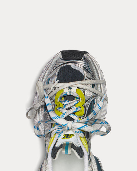 Balenciaga Men's 3XL Mesh & Polyurethane White / Blue