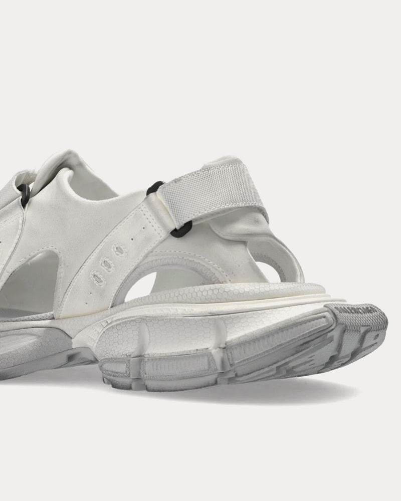 Balenciaga 3XL Chunky Rubber White Sandals - 3