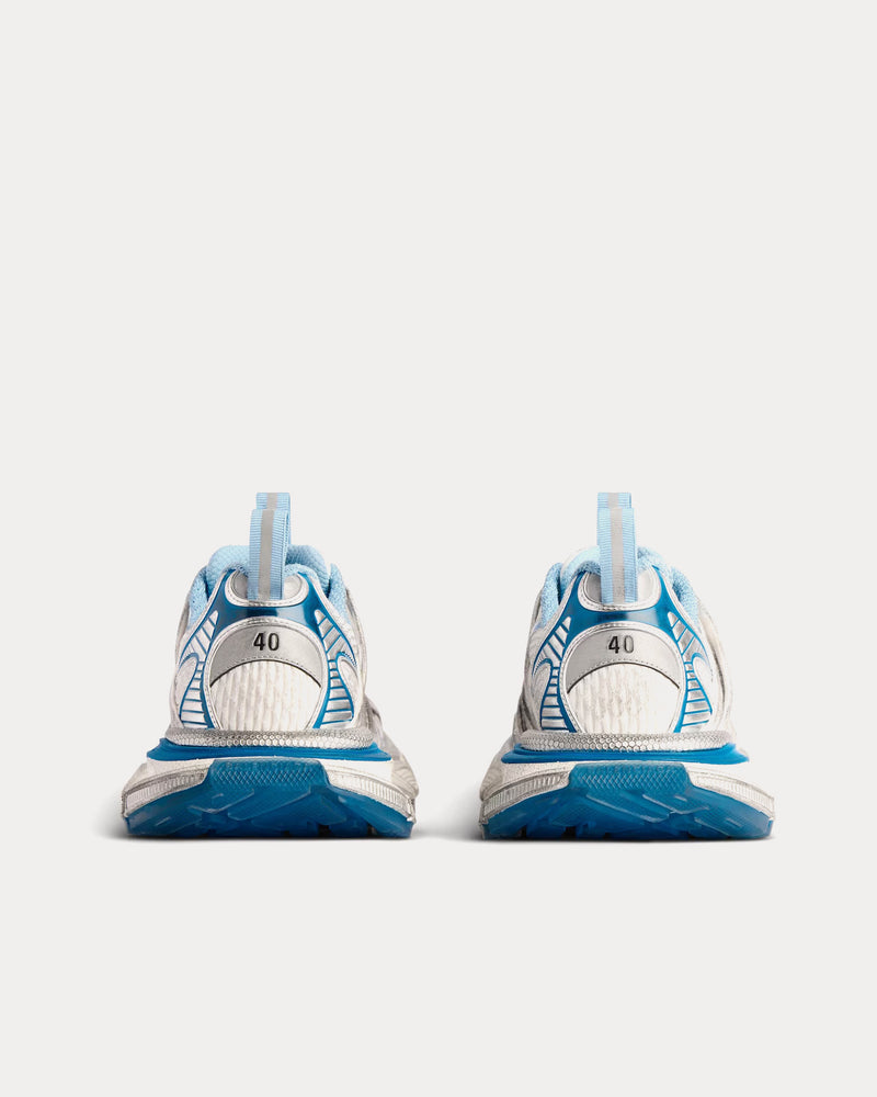 Balenciaga 3XL Extreme Laces B White / Grey / Blue / Pink Low Top Sneakers - 4