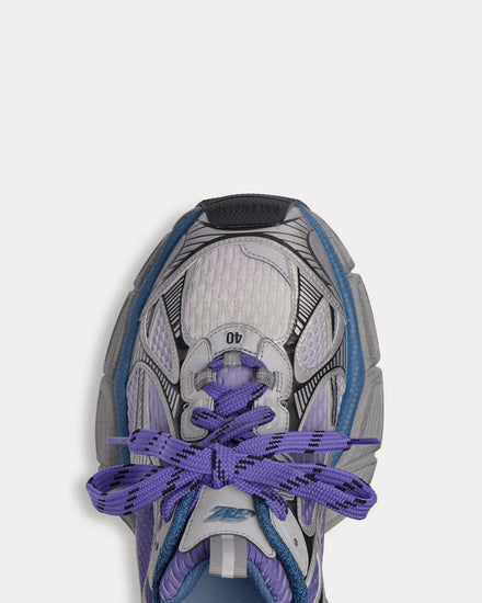 Balenciaga 3XL Gradient Mesh & Polyurethane Purple / Grey / Navy Low Top Sneakers - 5