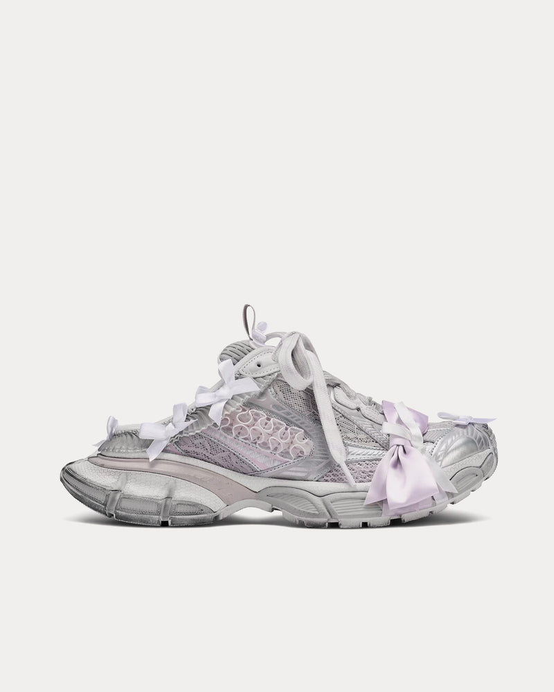 【BALENCIAGA】3XL ボウディテールミュール White/LightPink WMNS) Balenciaga 3xl Lace Mule in 'White Light Pink