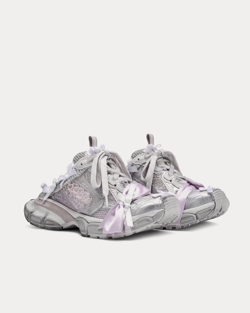 Balenciaga 3XL Lace White / Light Pink Mules - 3
