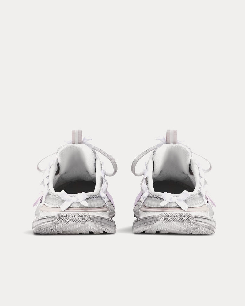 Balenciaga 3XL Lace White / Light Pink Mules - 4