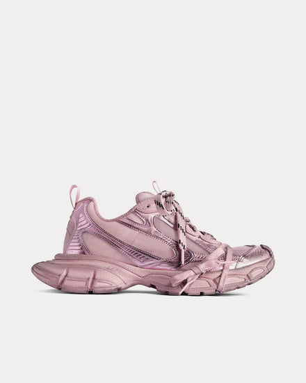スニーカー BALENCIAGA 3XL low-top mesh sneakers GRY/PINK/DRK GREY Women's 3xl Toe Spray Sneaker in Grey/pink/dark Grey