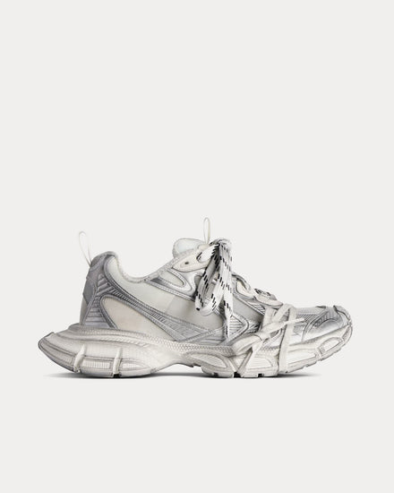 Balenciaga Women's 3XL Summer Mesh White / Silver Low Top