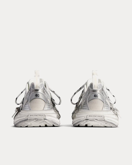 Balenciaga Women's 3XL Summer Mesh White / Silver Low Top