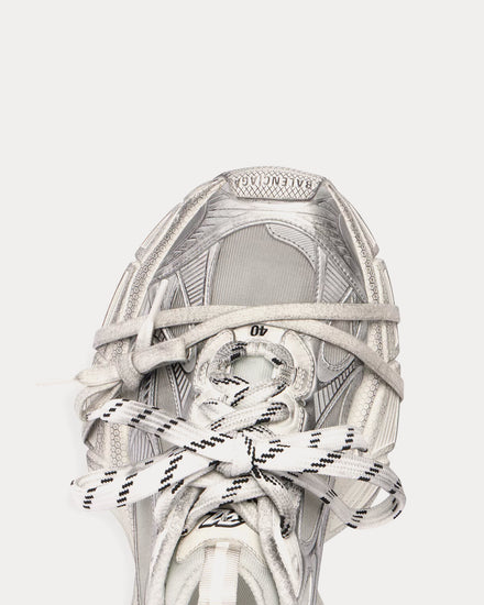 Balenciaga Women's 3XL Summer Mesh White / Silver Low Top