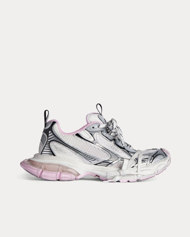 Balenciaga 3XL Gel Clearsole White / Pink / Black Low Top Sneakers
